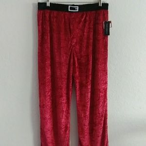 Mens Santa pajama bottoms pants lounge Large